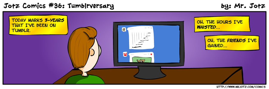 #36: Tumblrversary #36: Tumblrversary